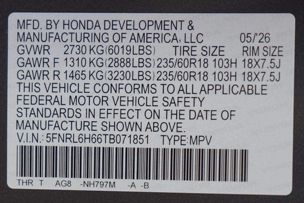 Thumbnail: 2026 Honda Odyssey - 30