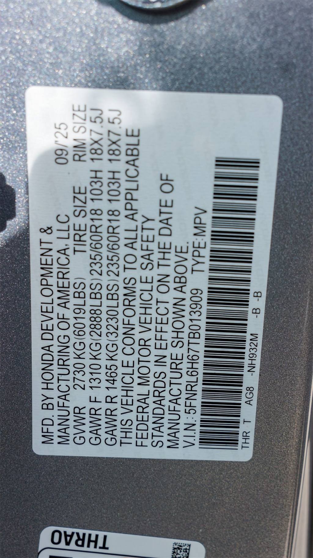 Thumbnail: 2026 Honda Odyssey - 19