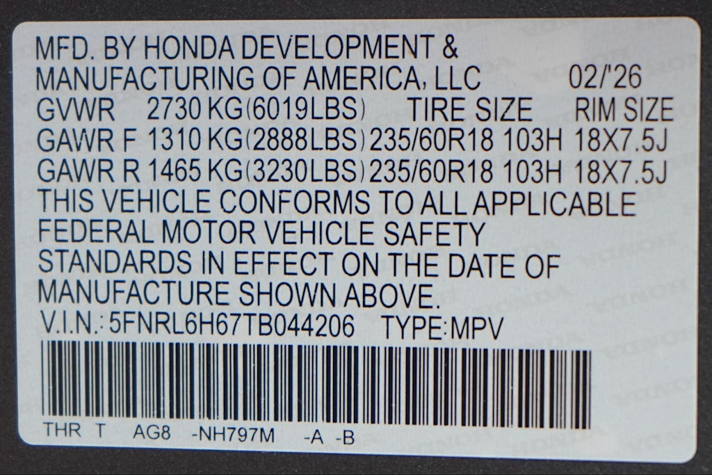 Thumbnail: 2026 Honda Odyssey - 30