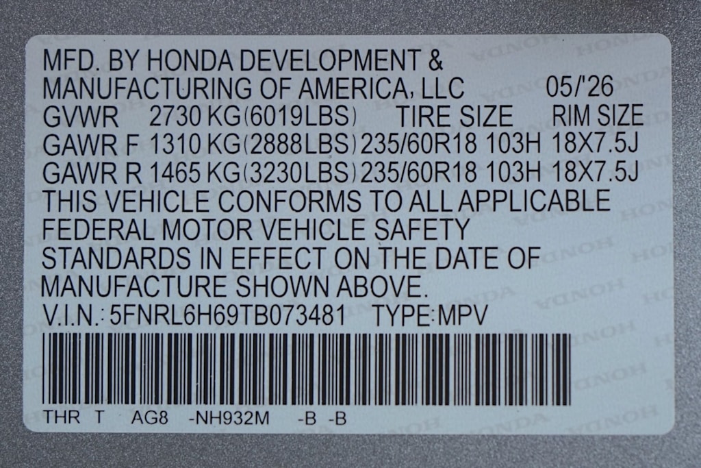 Thumbnail: 2026 Honda Odyssey - 18