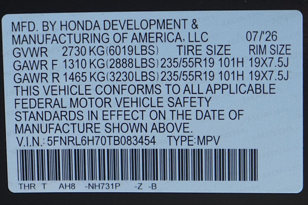 Thumbnail: 2026 Honda Odyssey - 18