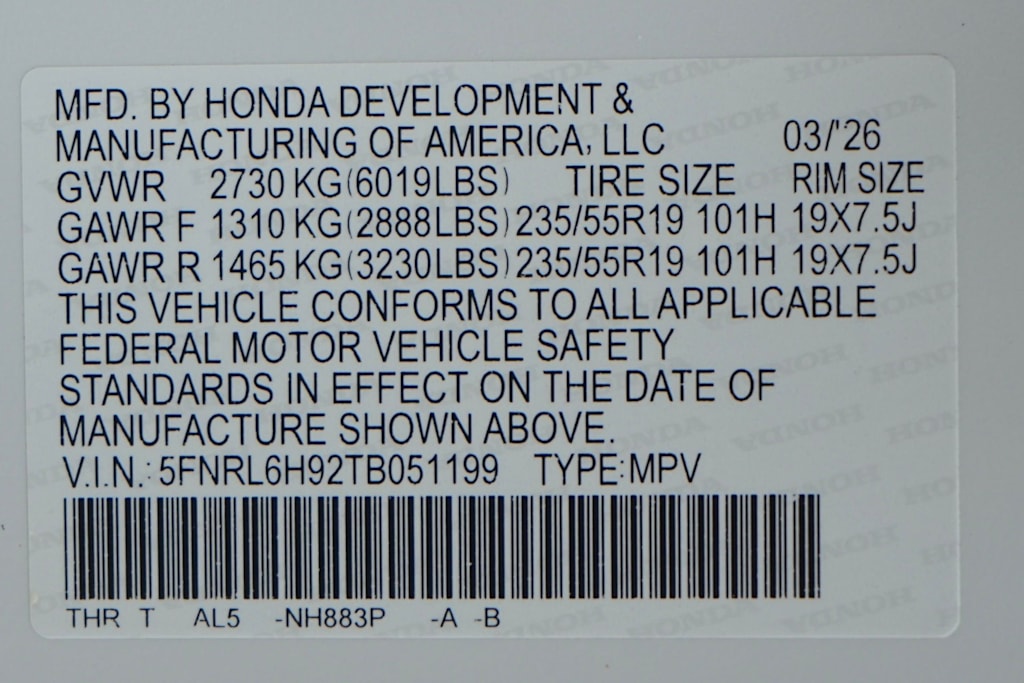 Thumbnail: 2026 Honda Odyssey - 30