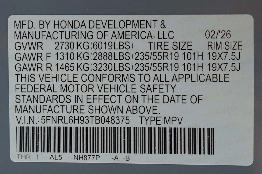 Thumbnail: 2026 Honda Odyssey - 30
