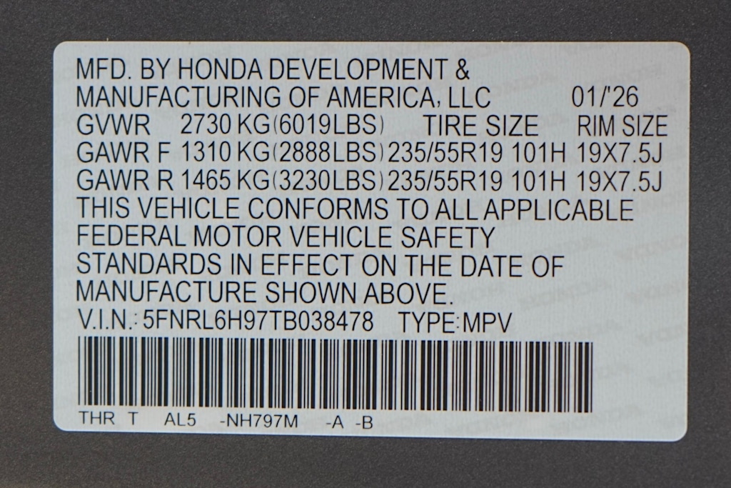 Thumbnail: 2026 Honda Odyssey - 30