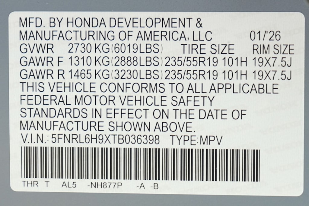 2026 Honda Odyssey Elite - Photo 30