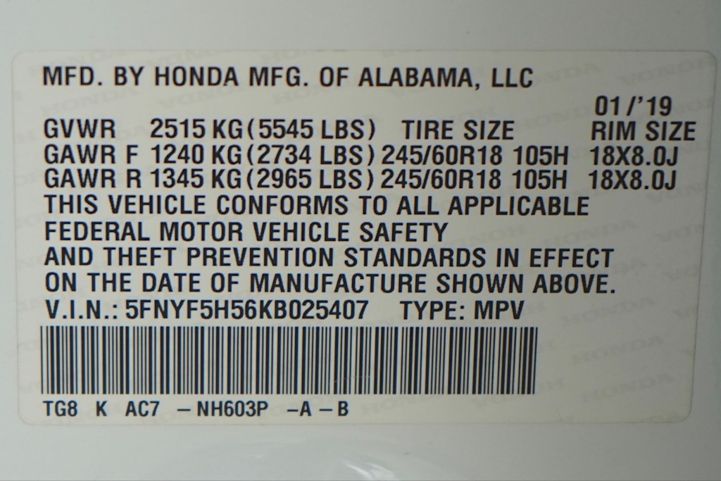 Thumbnail: 2019 Honda Pilot - 30