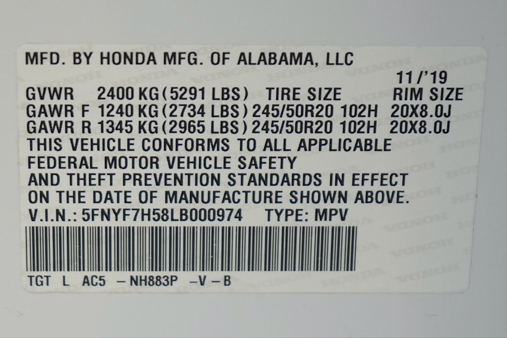 Thumbnail: 2020 Honda Passport - 30