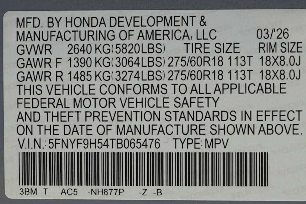 Thumbnail: 2026 Honda Passport - 30