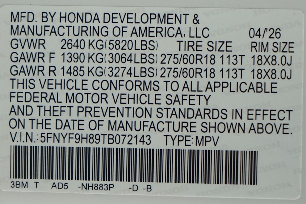 Thumbnail: 2026 Honda Passport - 30