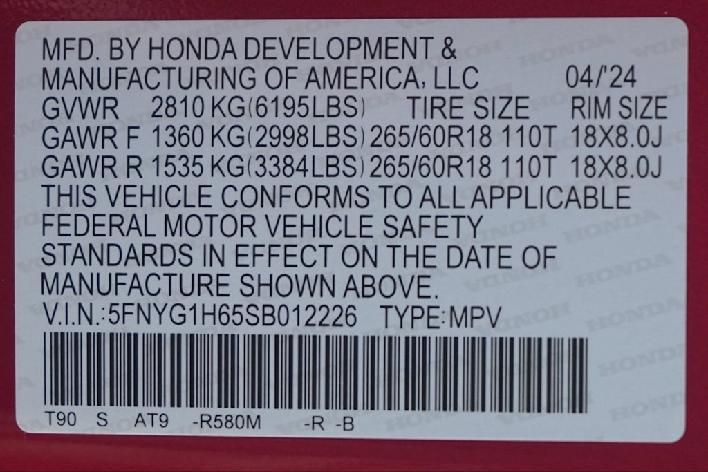 Thumbnail: 2025 Honda Pilot - 20