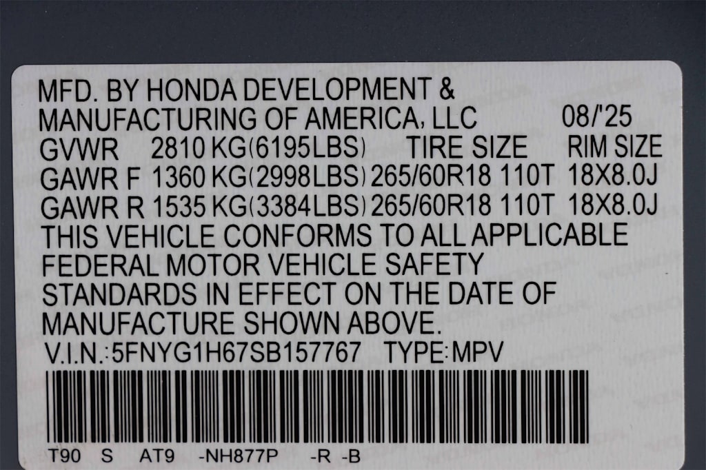 Thumbnail: 2025 Honda Pilot - 20