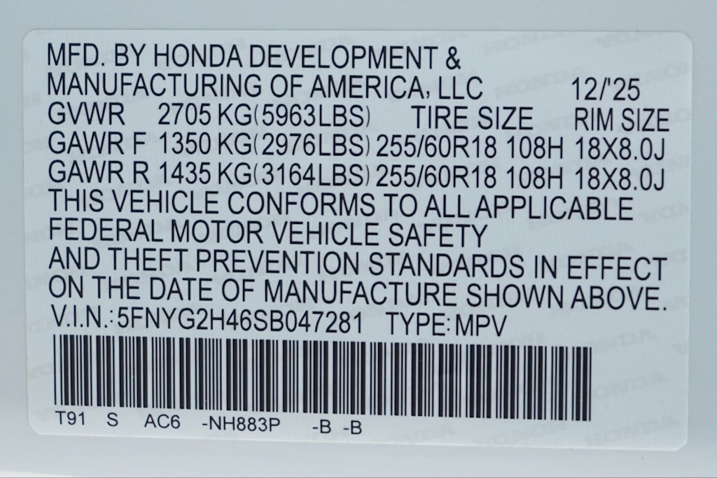 Thumbnail: 2025 Honda Pilot - 30