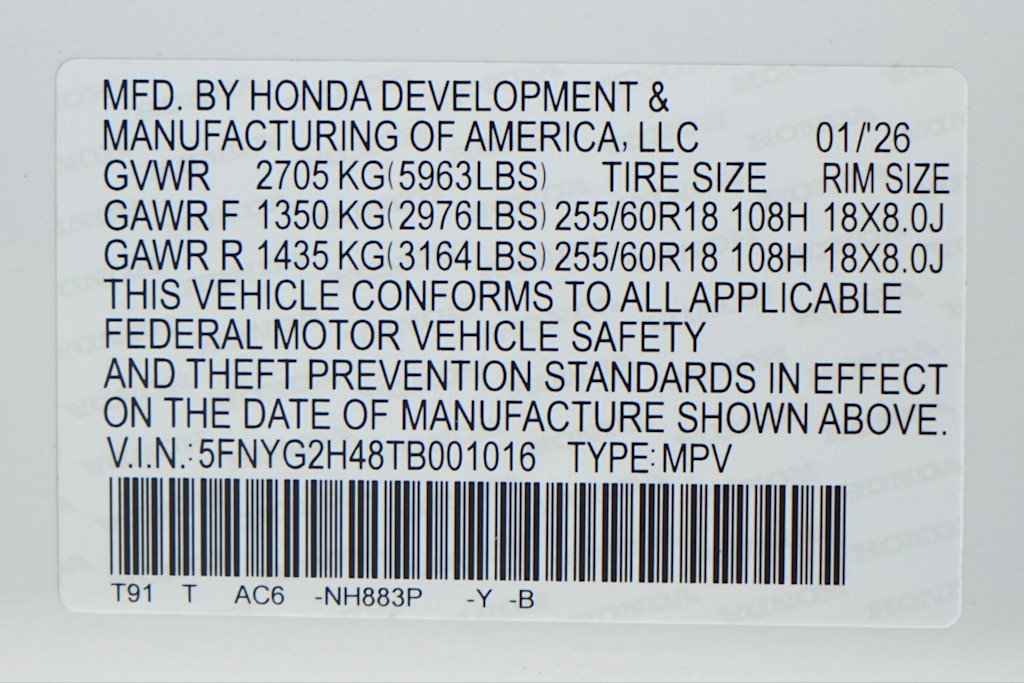 Thumbnail: 2026 Honda Pilot - 19