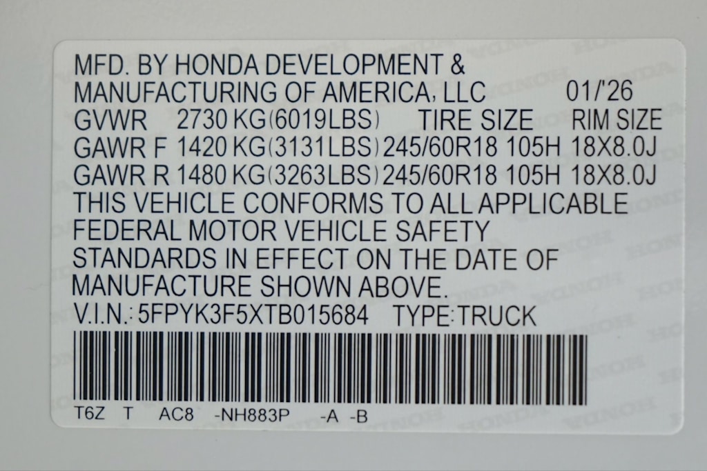 Thumbnail: 2026 Honda Ridgeline - 30