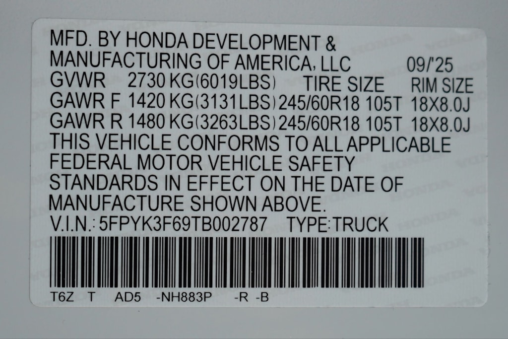 Thumbnail: 2026 Honda Ridgeline - 30