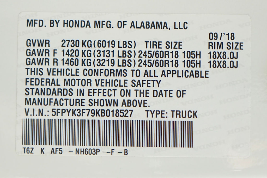 Thumbnail: 2019 Honda Ridgeline - 31