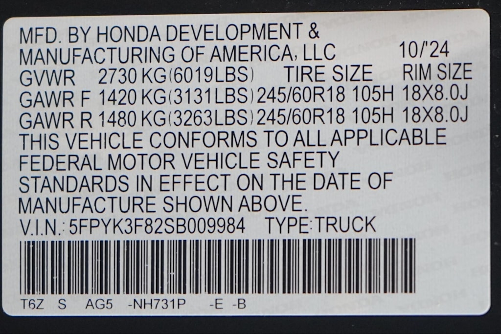 Thumbnail: 2025 Honda Ridgeline - 29