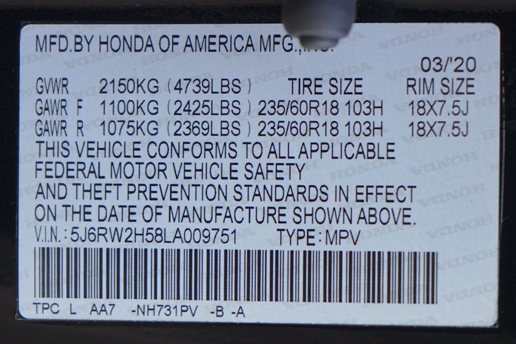 Thumbnail: 2020 Honda CR-V - 20