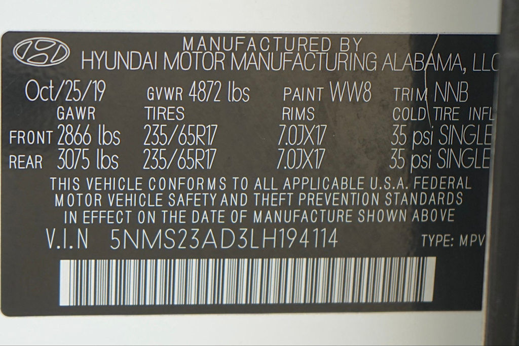 Thumbnail: 2020 Hyundai Santa Fe - 20