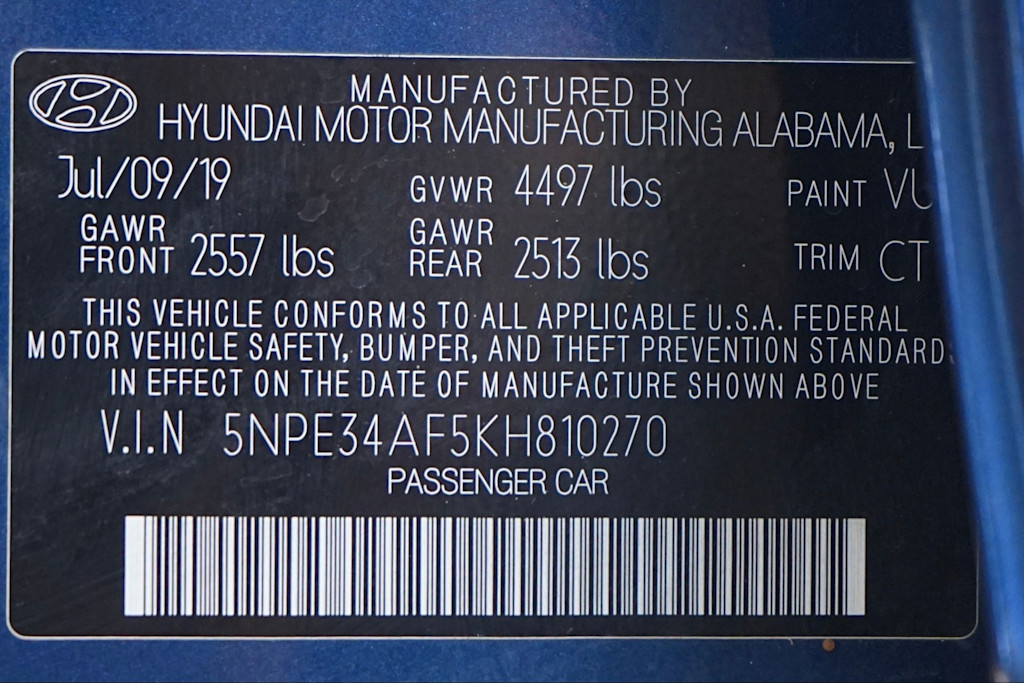 Thumbnail: 2019 Hyundai Sonata - 29