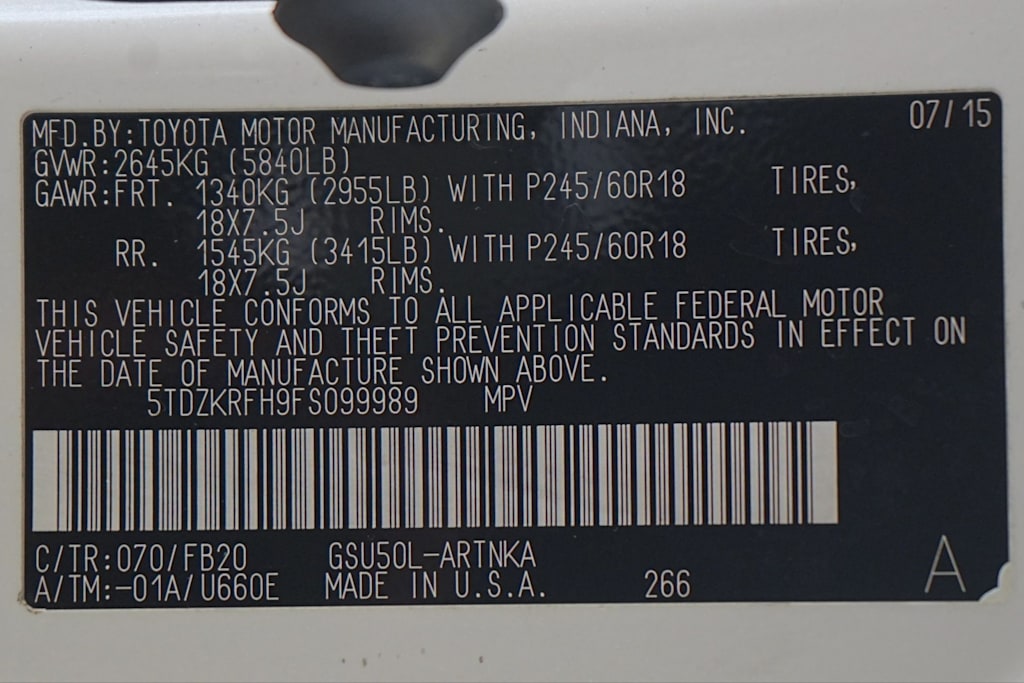 Thumbnail: 2015 Toyota Highlander - 20