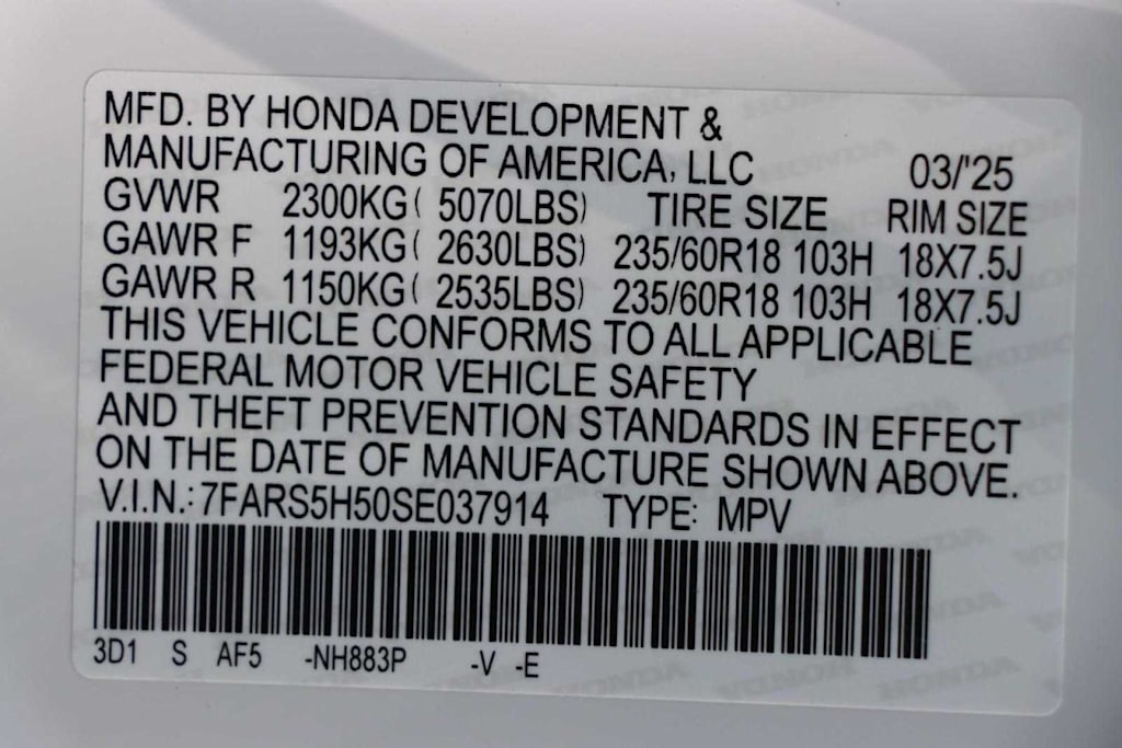 2025 Honda CR-V Sport 25