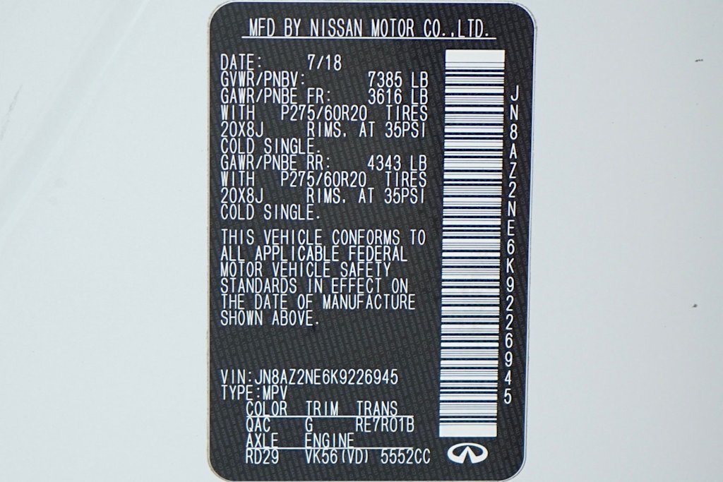 Thumbnail: 2019 INFINITI QX80 - 30