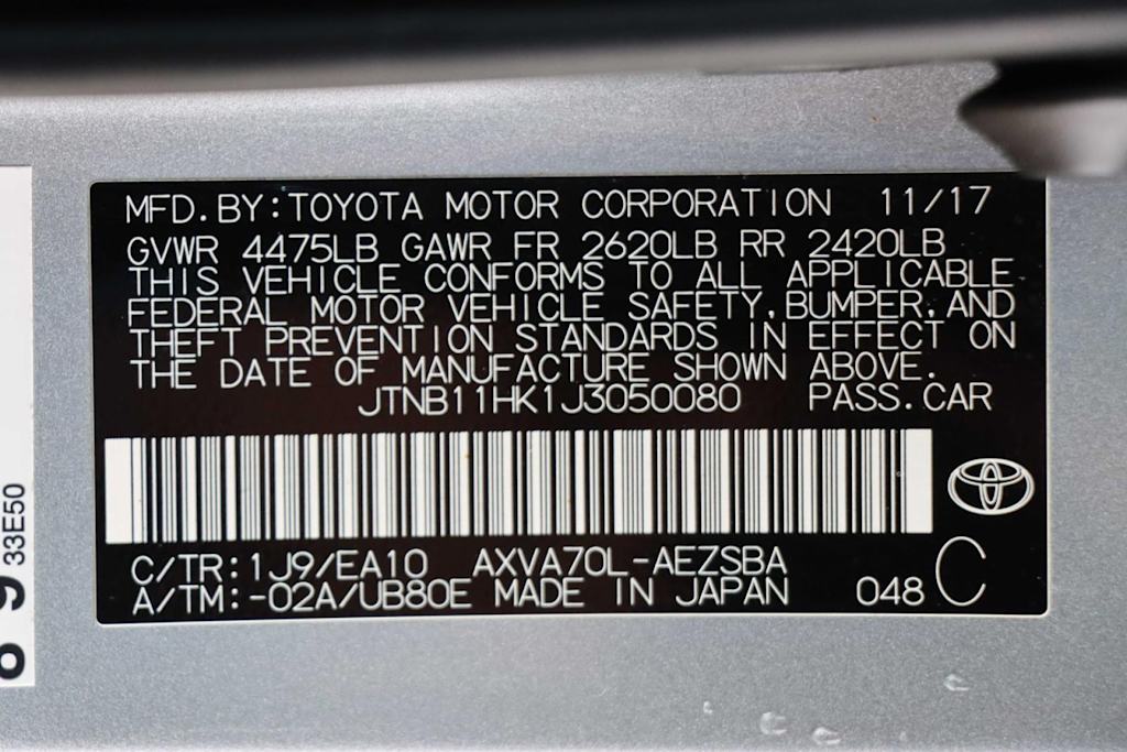 2018 Toyota Camry SE 21