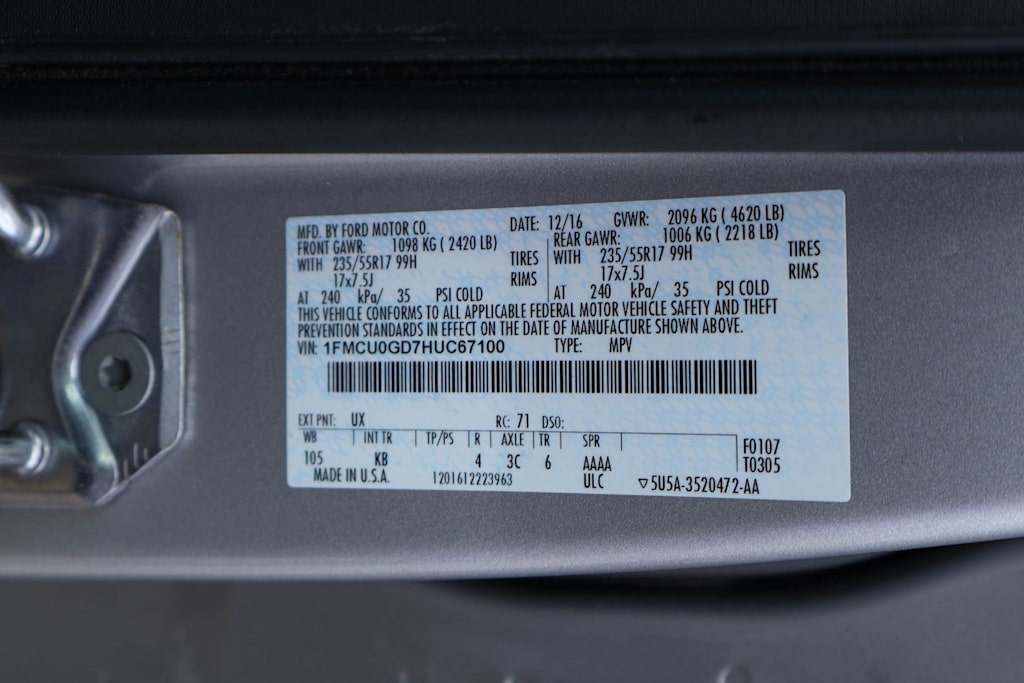 Thumbnail: 2017 Ford Escape - 20