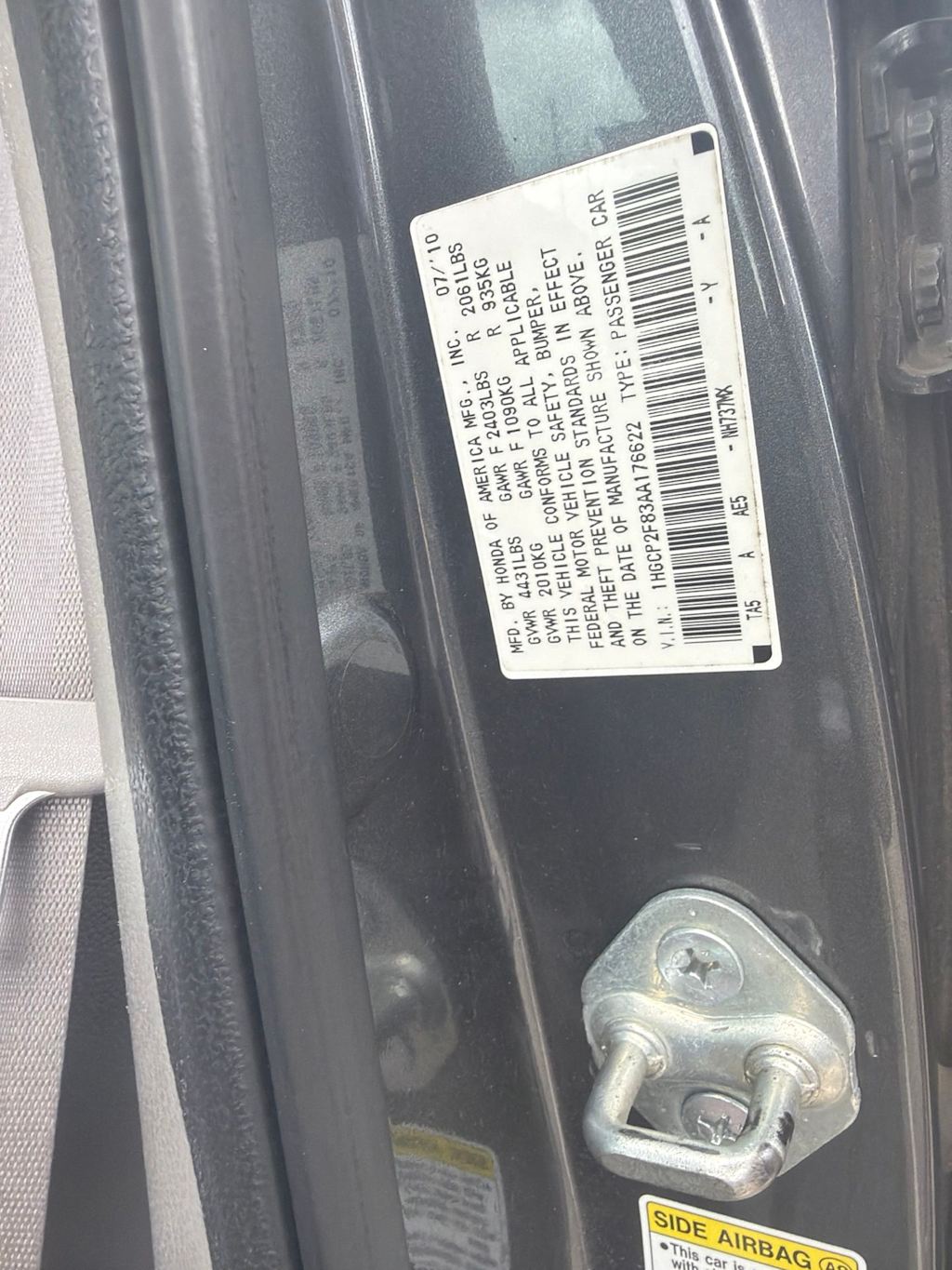 Thumbnail: 2010 Honda Accord - 12