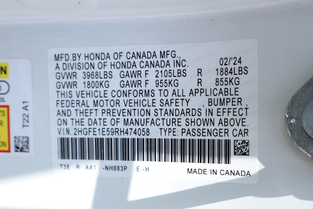 Thumbnail: 2024 Honda Civic - 20