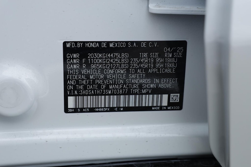 2025 Acura ADX A-SPEC 20