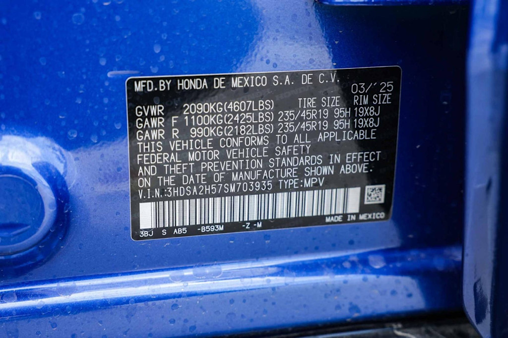 2025 Acura ADX A-SPEC 19