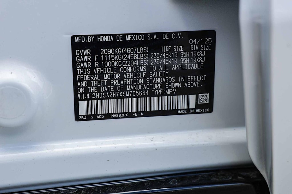 2025 Acura ADX A-SPEC 20