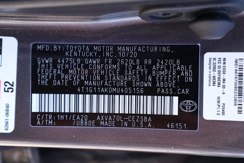 Thumbnail: 2021 Toyota Camry - 20