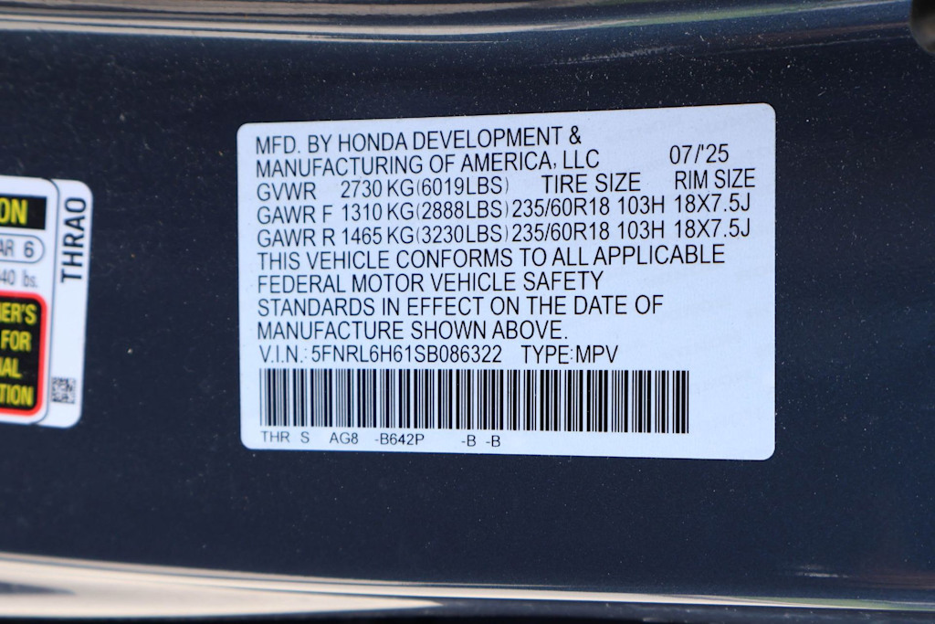 Thumbnail: 2025 Honda Odyssey - 19