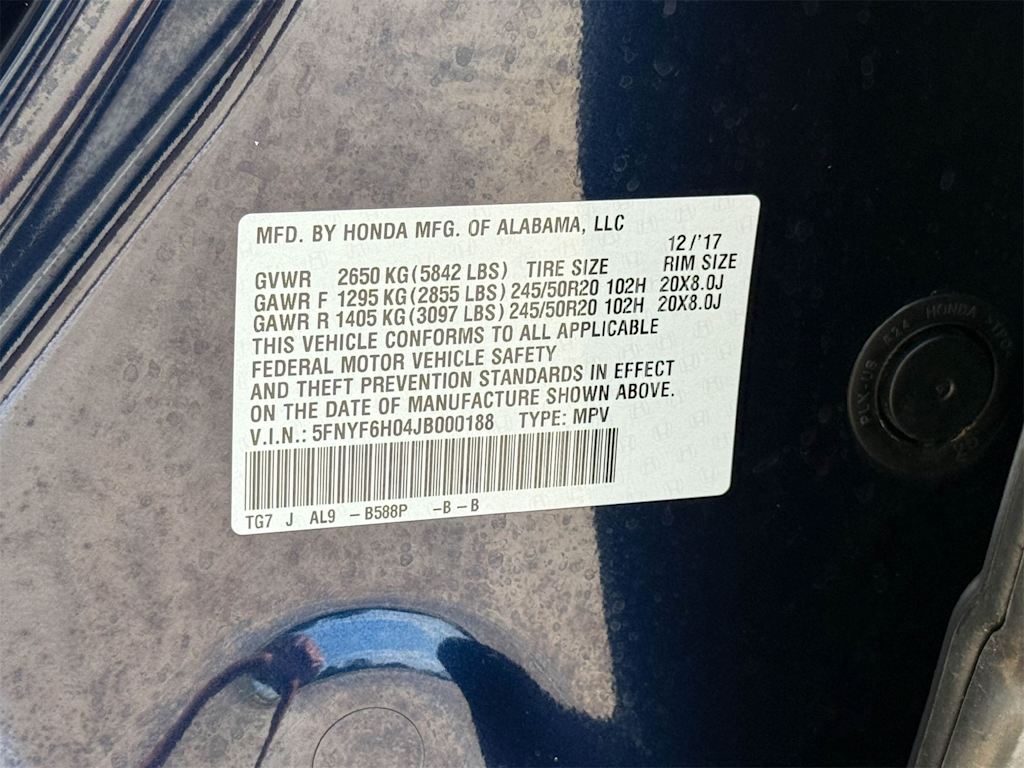 Thumbnail: 2018 Honda Pilot - 19