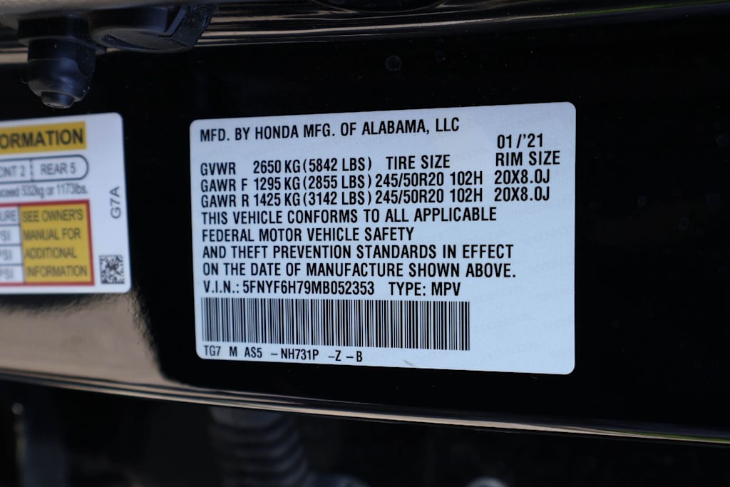 Thumbnail: 2021 Honda Pilot - 19