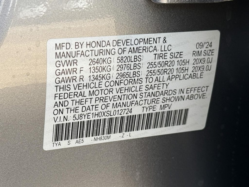 2025 Acura MDX Base 20