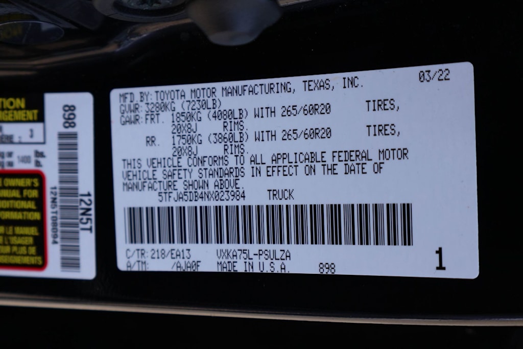 Thumbnail: 2022 Toyota Tundra - 19