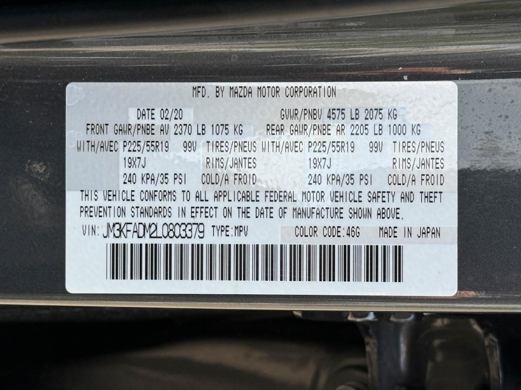 2020 Mazda CX-5 Grand Touring 20