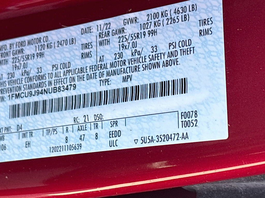 Thumbnail: 2022 Ford Escape - 15