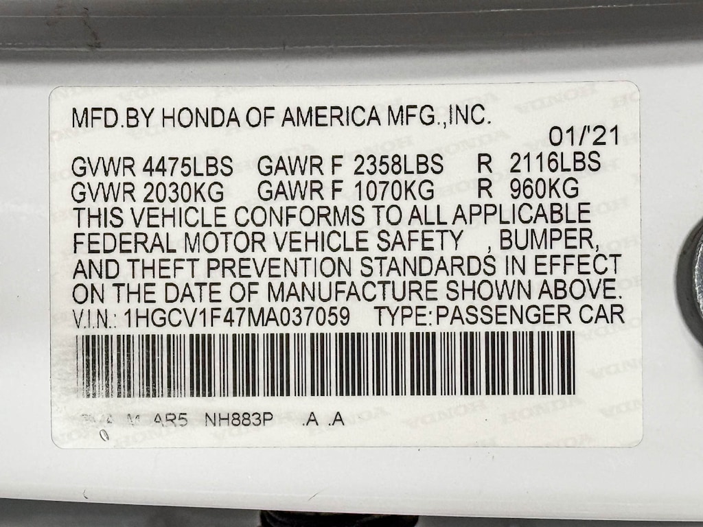 Thumbnail: 2021 Honda Accord - 30