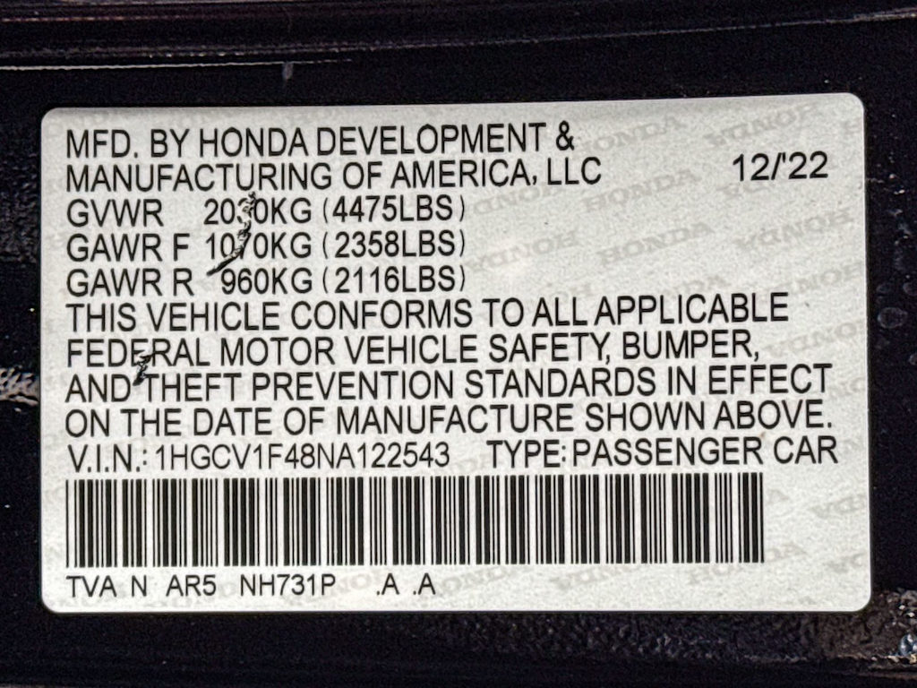 Thumbnail: 2022 Honda Accord - 33