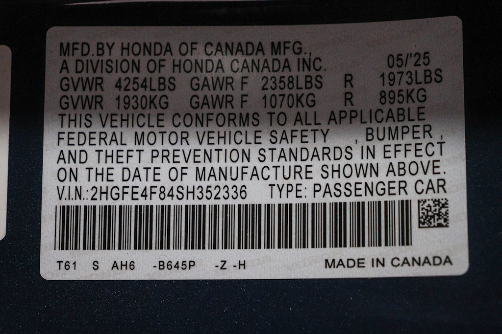 Thumbnail: 2025 Honda Civic - 33