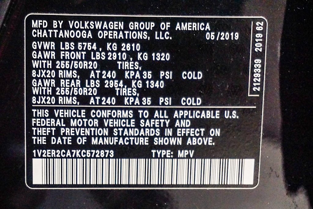 Thumbnail: 2019 Volkswagen Atlas - 14