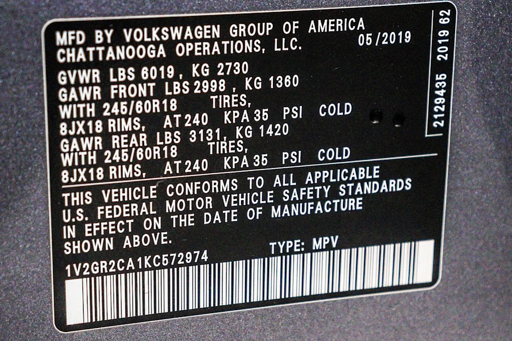 Thumbnail: 2019 Volkswagen Atlas - 16