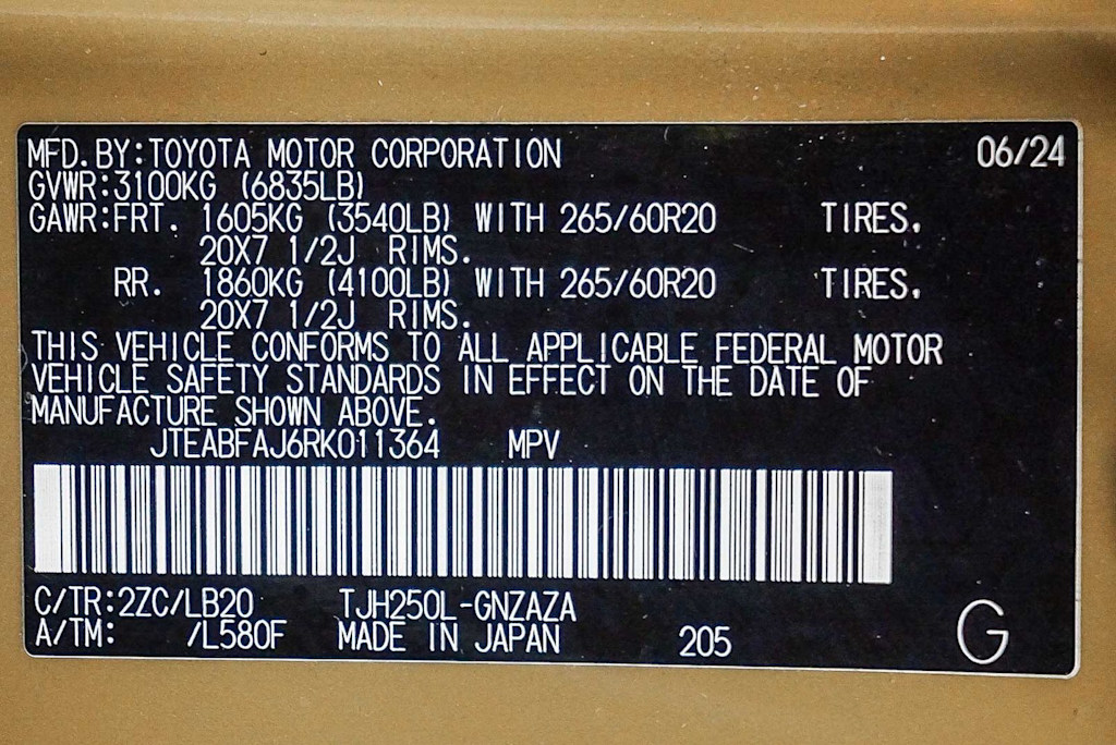 Thumbnail: 2024 Toyota Land Cruiser - 32