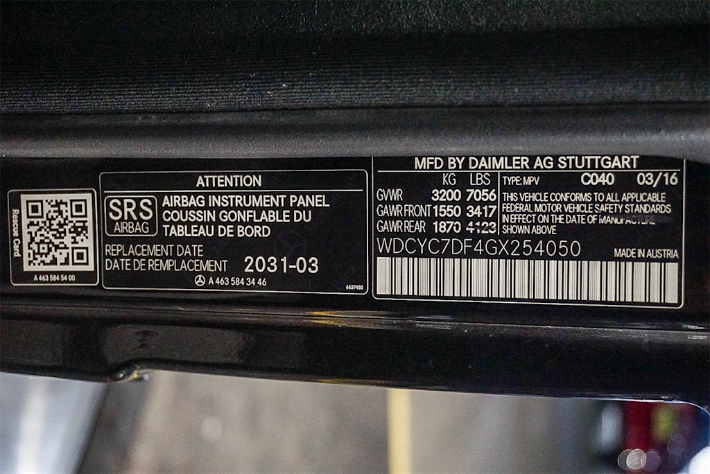 Thumbnail: 2016 Mercedes-Benz G-Class - 24