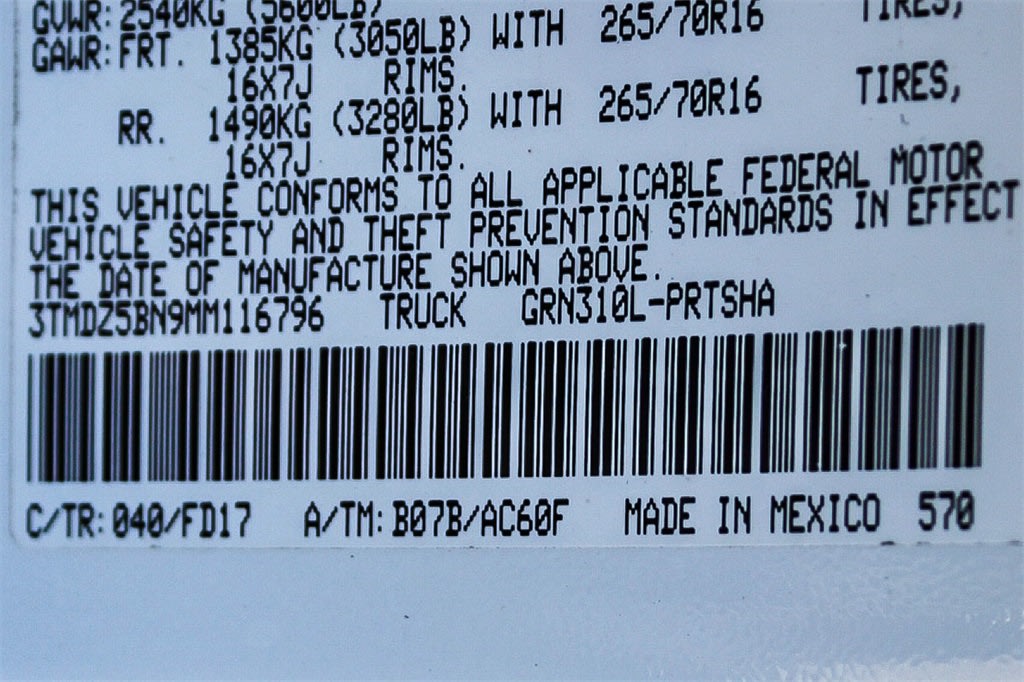 Thumbnail: 2021 Toyota Tacoma - 29